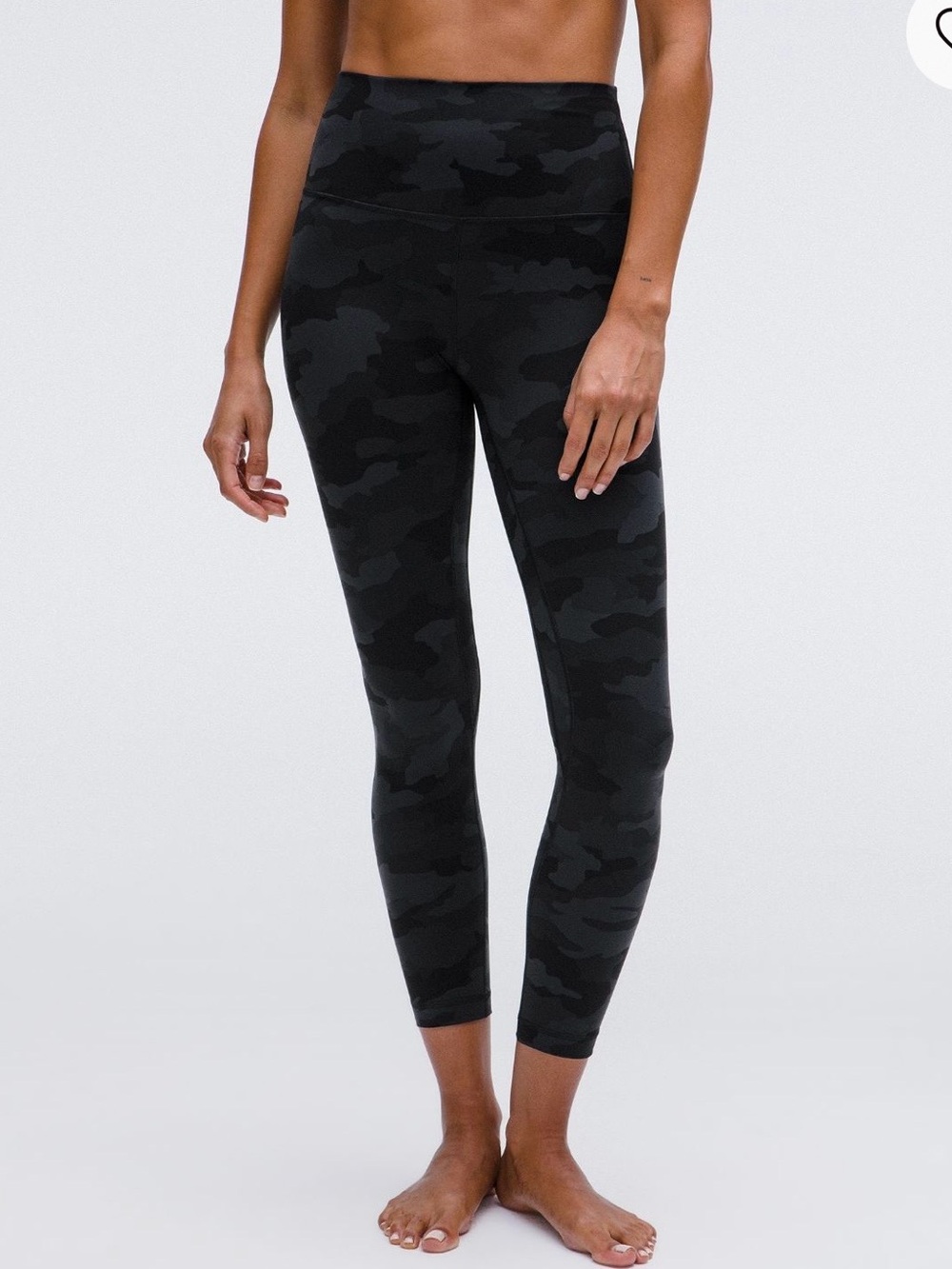 lululemon athletica High-Rise Black Camo Leggings 25”